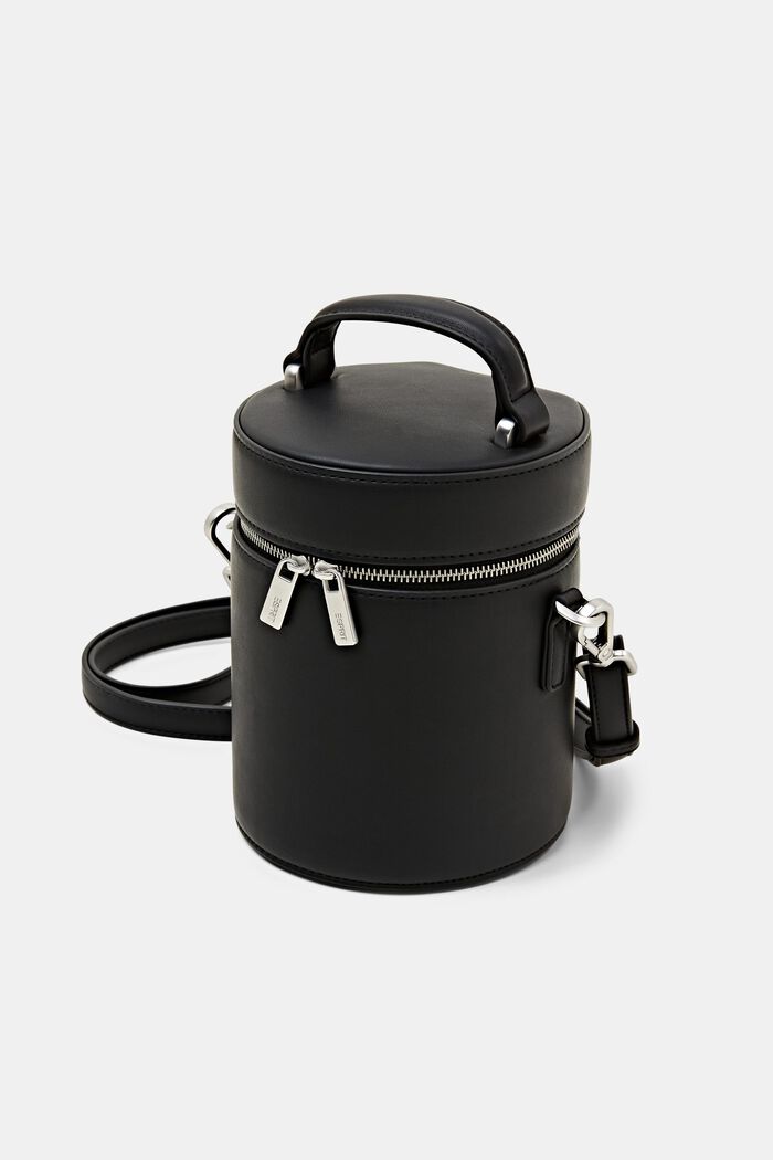 Cylindrical Bucket Bag, BLACK, detail image number 2