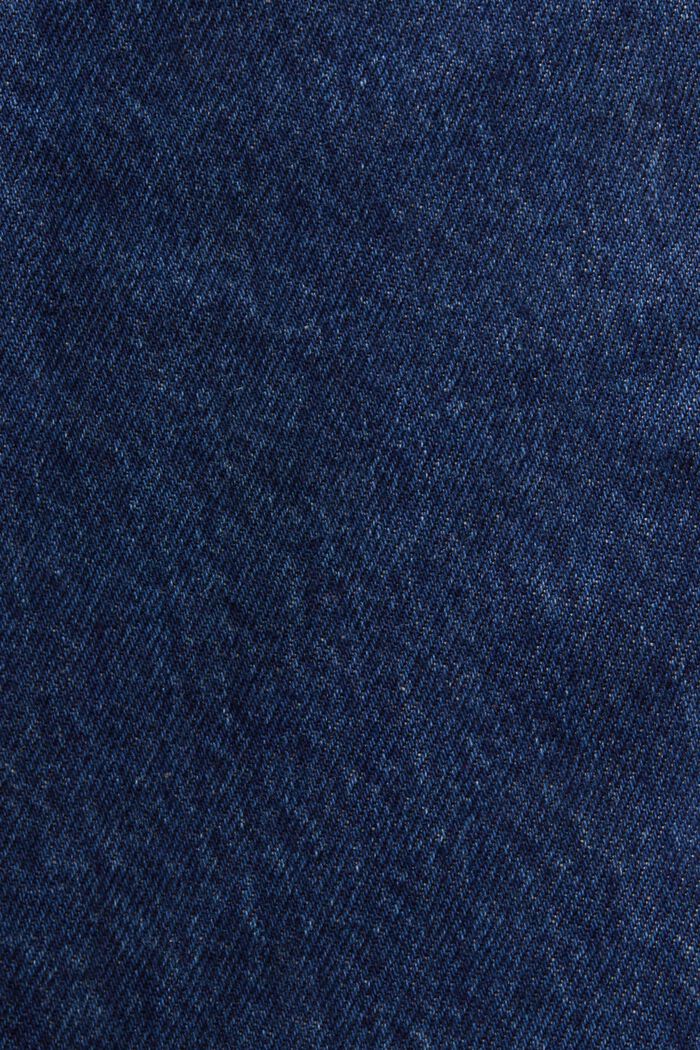 High-Rise Straight Jeans, BLUE DARK WASHED, detail image number 4