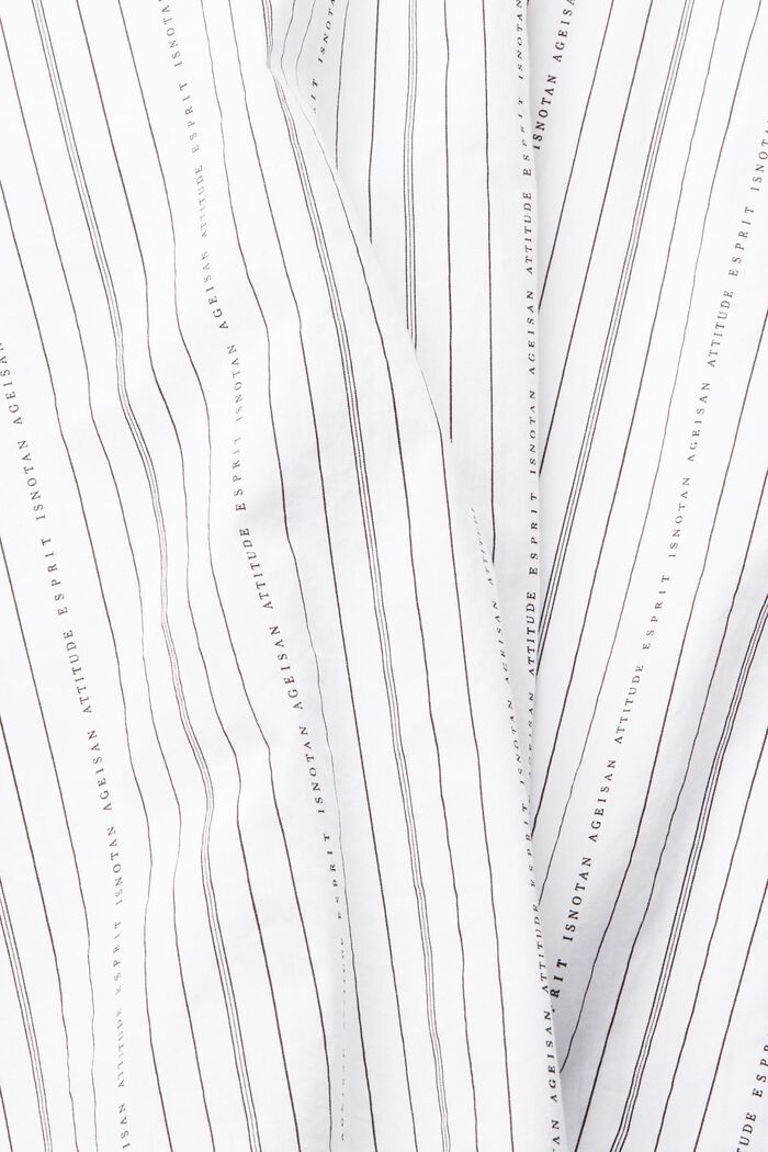 Shirt with striped pattern, WHITE, detail image number 4
