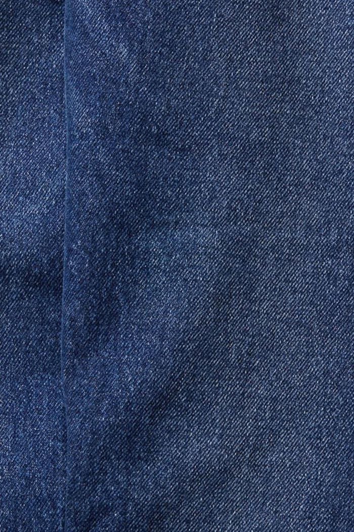 Straight leg jeans, BLUE DARK WASHED, detail image number 7