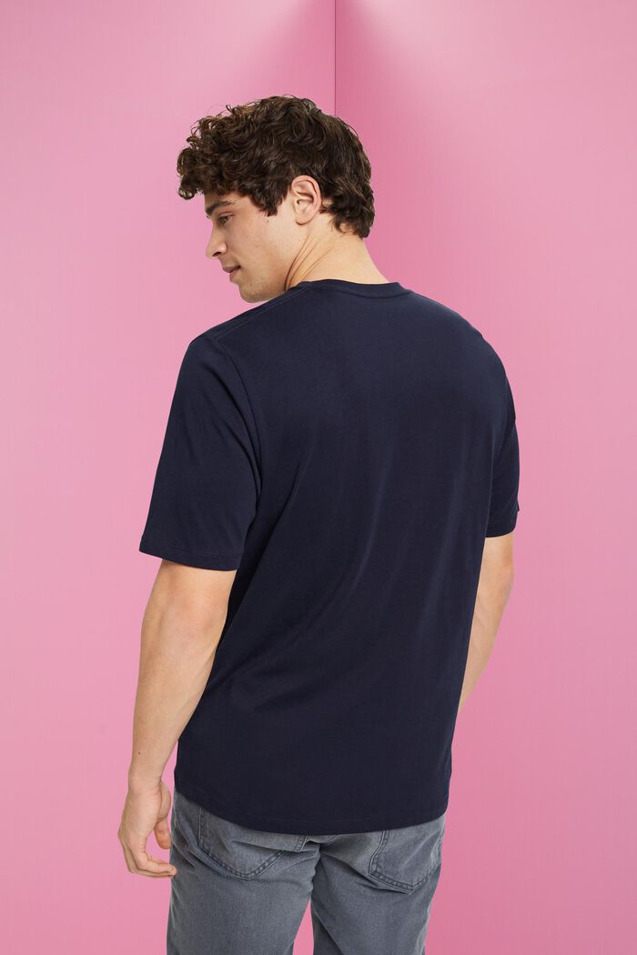 Sustainable cotton T-shirt, NAVY, detail image number 3