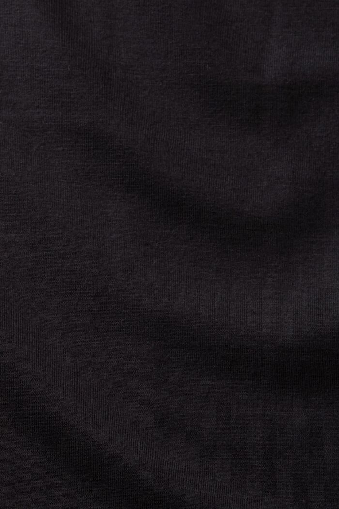 Blouse with slit neckline, LENZING™ ECOVERO™, BLACK, detail image number 5