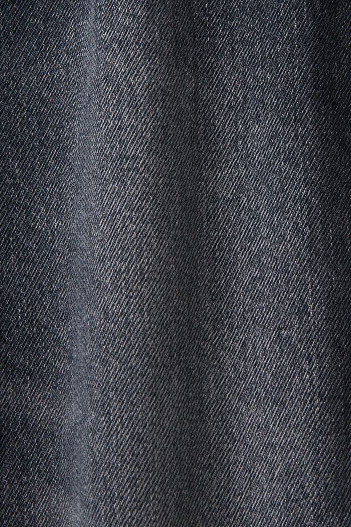 Retro Straight Jeans, BLACK MEDIUM WASH, detail image number 5
