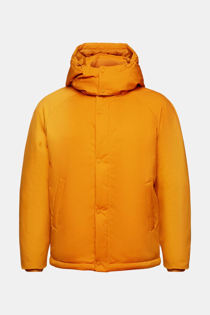 Recycled: down jacket with detachable hood, HONEY YELLOW, detail image number 5