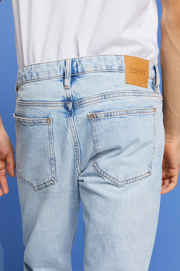 Stretch cotton jeans, BLUE LIGHT WASHED, detail image number 2
