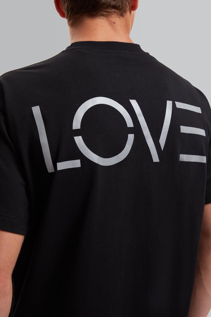 Unisex T-shirt with a back print, BLACK, detail image number 1